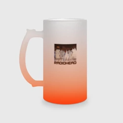 Кружка пивная матовое стекло Radiohead