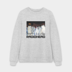 Мужской свитшот oversize без начеса хлопок Radiohead