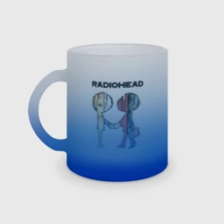 Кружка матовая стеклянная Radiohead