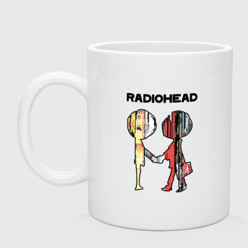 Кружка керамическая Radiohead, цвет белый