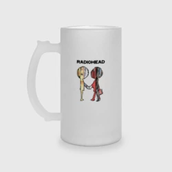 Кружка пивная матовое стекло Radiohead