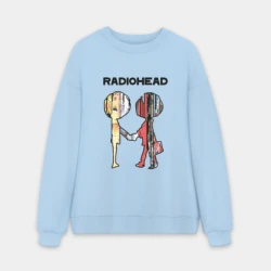 Мужской свитшот oversize без начеса хлопок Radiohead