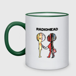 Кружка двухцветная Radiohead