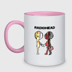 Кружка двухцветная Radiohead