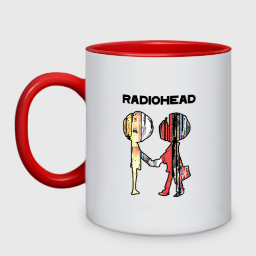Кружка двухцветная Radiohead