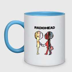 Кружка двухцветная Radiohead