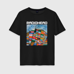 Женская футболка хлопок Oversize Radiohead