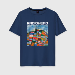 Женская футболка хлопок Oversize Radiohead