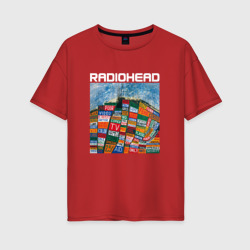 Женская футболка хлопок Oversize Radiohead