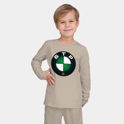 Детская пижама с лонгсливом хлопок БТР - фото 2