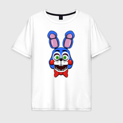 Мужская футболка хлопок Oversize Toy Bonnie FNAF