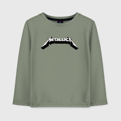 Детский лонгслив хлопок Логотип Metallica old logo