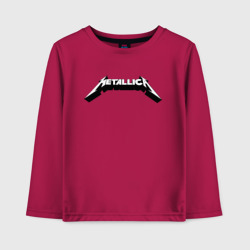 Детский лонгслив хлопок Логотип Metallica old logo