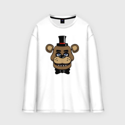 Мужской лонгслив oversize хлопок Freddy FNAF