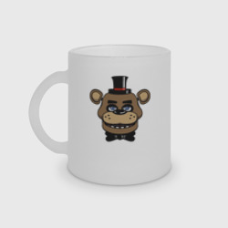 Кружка матовая стеклянная Freddy FNAF