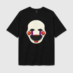Женская футболка Oversize хлопок texturе Puppet FNAF Марионетка