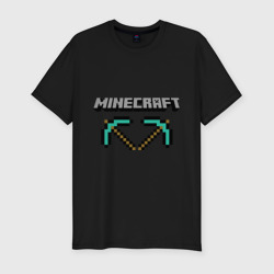 Мужская футболка хлопок Slim Minecraft