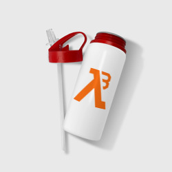 Бутылка для воды с трубочкой Half-Life 3 - фото 2