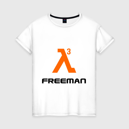 Женская футболка хлопок Freeman, цвет белый