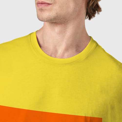 Мужская футболка хлопок Half-Life, цвет желтый - фото 6
