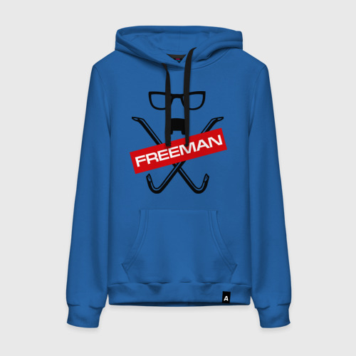 Женская толстовка хлопок Freeman, цвет синий