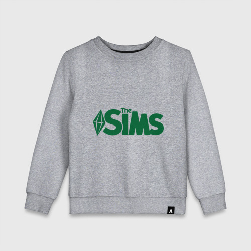 Детский свитшот хлопок Sims, цвет меланж