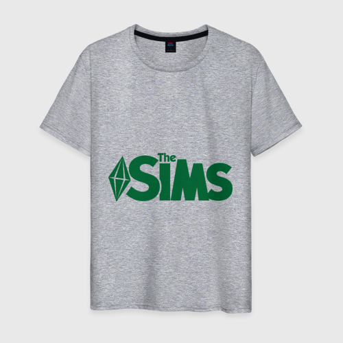 Мужская футболка хлопок Sims, цвет меланж