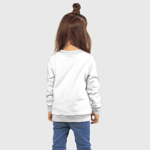 Детский свитшот хлопок Sims компания, цвет белый - фото 4