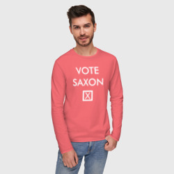 Мужской лонгслив хлопок Vote Saxon - фото 2