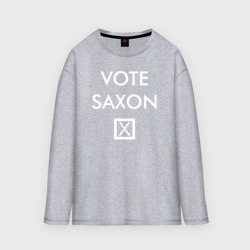 Мужской лонгслив oversize хлопок Vote Saxon