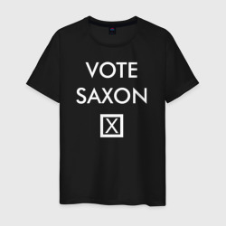 Vote Saxon – Мужская футболка хлопок с принтом купить со скидкой в -20%