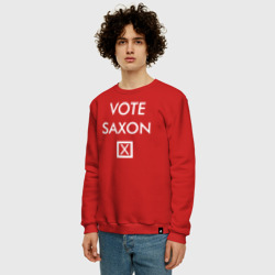 Мужской свитшот хлопок Vote Saxon - фото 2