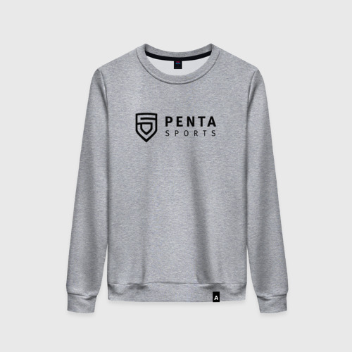 Женский свитшот хлопок Team Penta sports, цвет меланж