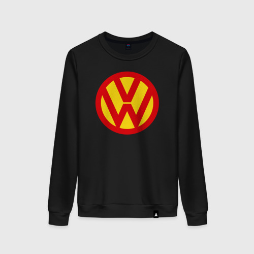 Женский свитшот хлопок Super Volkswagen, цвет черный