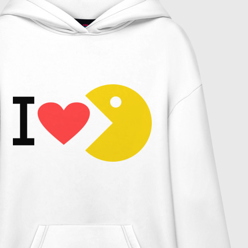 Худи SuperOversize хлопок I love Packman - фото 3