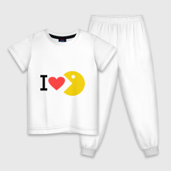 Детская пижама хлопок I love Packman