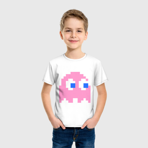 Детская футболка хлопок Pinky, цвет белый - фото 3
