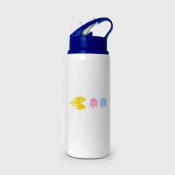 Бутылка для воды с трубочкой Packman