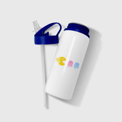 Бутылка для воды с трубочкой Packman - фото 2