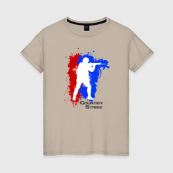 Женская футболка хлопок Counter Strike