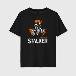 Женская футболка хлопок Oversize Stalker