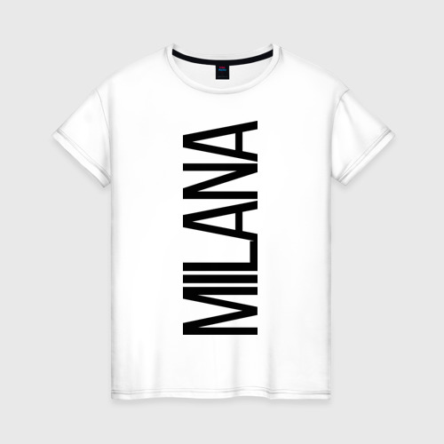 Женская футболка хлопок Милана, цвет белый