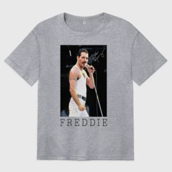 Женская футболка хлопок Oversize Freddy