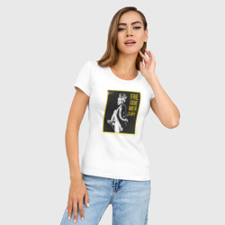 Женская футболка хлопок Slim Фредди Меркьюри - фото 2