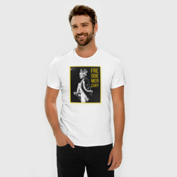 Мужская футболка хлопок Slim Фредди Меркьюри - фото 2