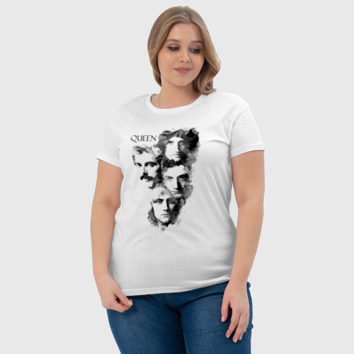 Женская футболка хлопок с принтом Queen, фото #4