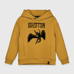 Детское худи Oversize хлопок Led Zeppelin swan