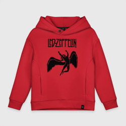 Детское худи Oversize хлопок Led Zeppelin swan