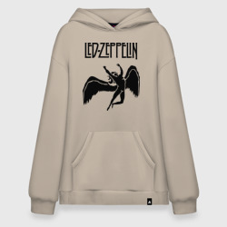 Худи SuperOversize хлопок Led Zeppelin swan