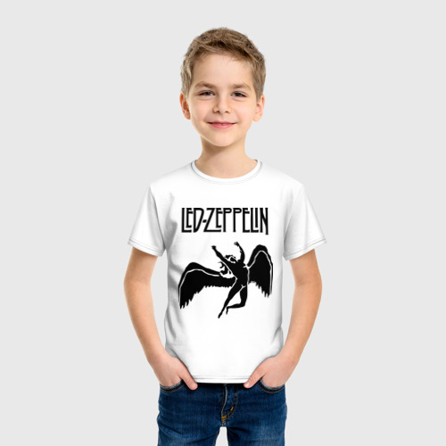 Детская футболка хлопок Led Zeppelin swan - фото 3